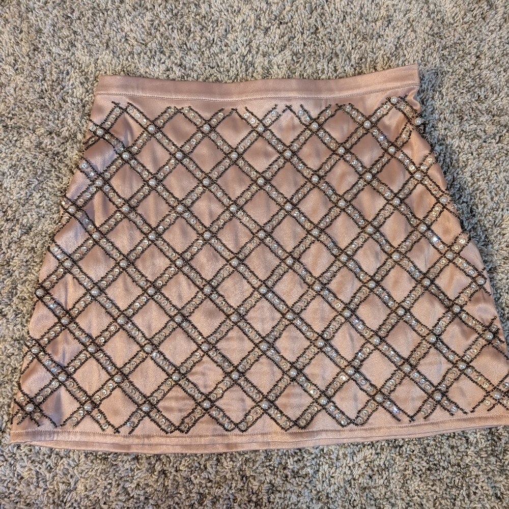 Most Beautiful Beaded Mini Skirt